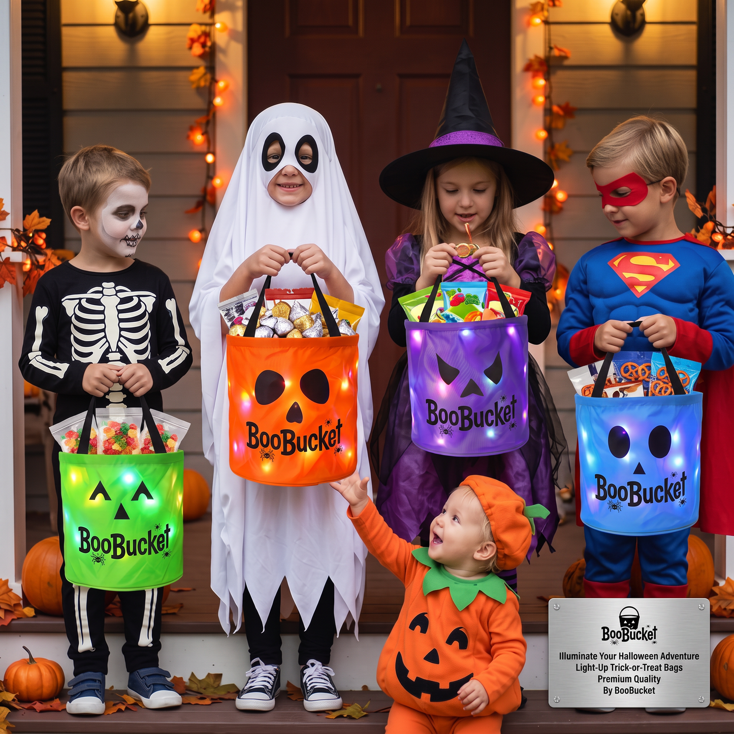 BooBucket™ LED Halloween Treat Bags